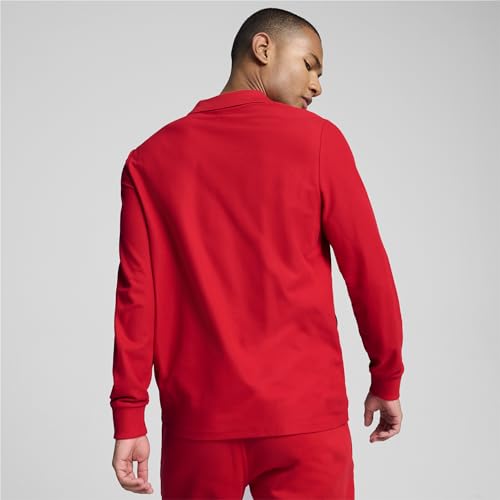 PUMA Mens Scuderia Ferrari Formula 1 Long Sleeve Race Polo