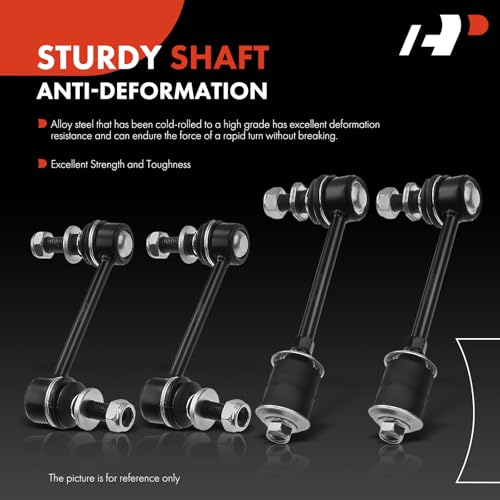 A-Premium Set of 4, Front & Rear Sway Bar Links Kit Stabilizer Bar Links Compatible with Toyota Sequoia 2001 2002 2003 200...
