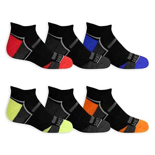 Fruit of the Loom Boys' Everyday Active Sport Low Cut Socks (12 Pack)