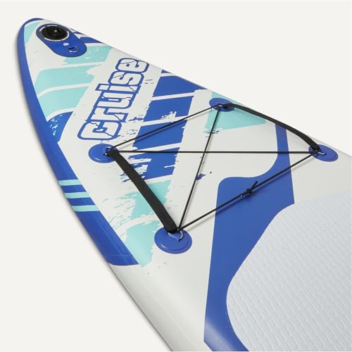 Amazon Basics Stand Up Paddleboard with Complete Accessory Kit, 132 inches x 33 inches, Blue