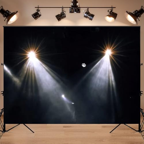 Photography Backdrop Photography Background Spotlights Stage from Various Direction for Photoshoot Portrait Photo Studio V...