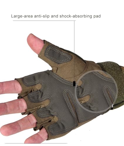 Outdoor Men's Workout Gloves Training Cycling Fingerless Gloves