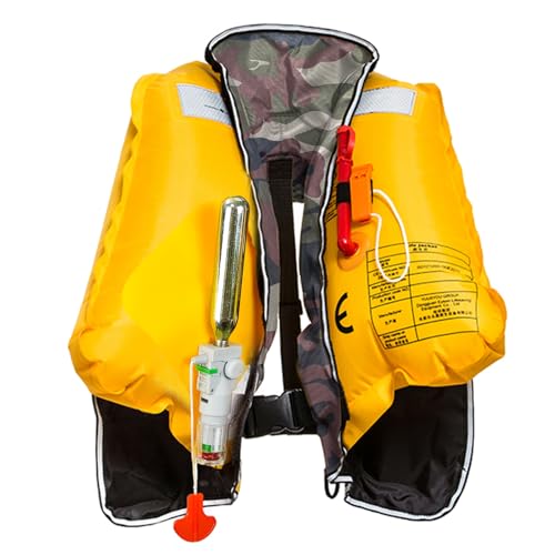 Automatic Inflatable Life Jacket|Life Vest for Adults|PFD Low Profile|Supports up to 330 lbs(YSH701)
