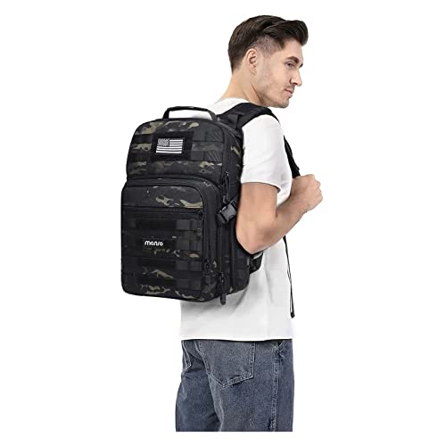 MOSISO Camera Backpack, DSLR/SLR/Mirrorless Photography Tactical Camera Bag Case with Tripod Holder & 15-16 inch Laptop Co...