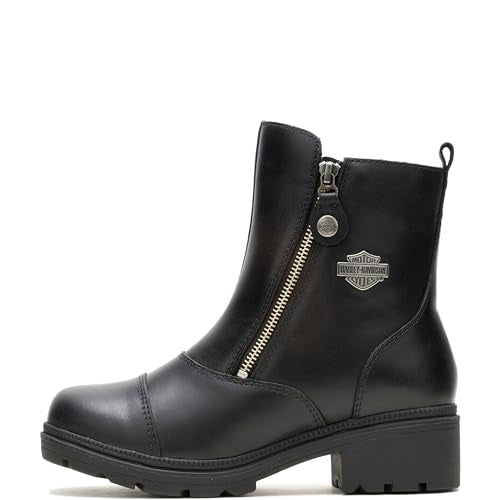 Harley-Davidson womens Amherst Leather Motorcycle Casual Boot