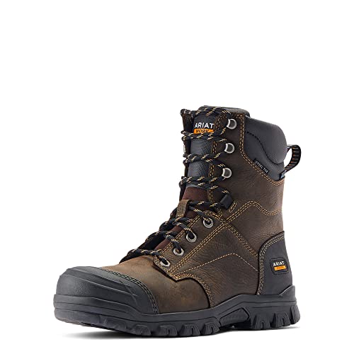 ARIAT mens Treadfast 8" Waterproof Steel Toe Work Boot