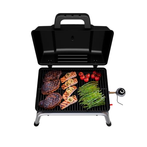 Charbroil 1-Burner Portable Propane Gas Grill, Black – 17402049