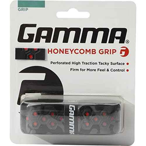 GAMMA Sports, Tennis Honeycomb Replacement Grip, Firm Feel, Moisture Wicking Surface, Durable, Mulitple Colors, Racket, Racquet Grip, High Traction Surface, Versatile