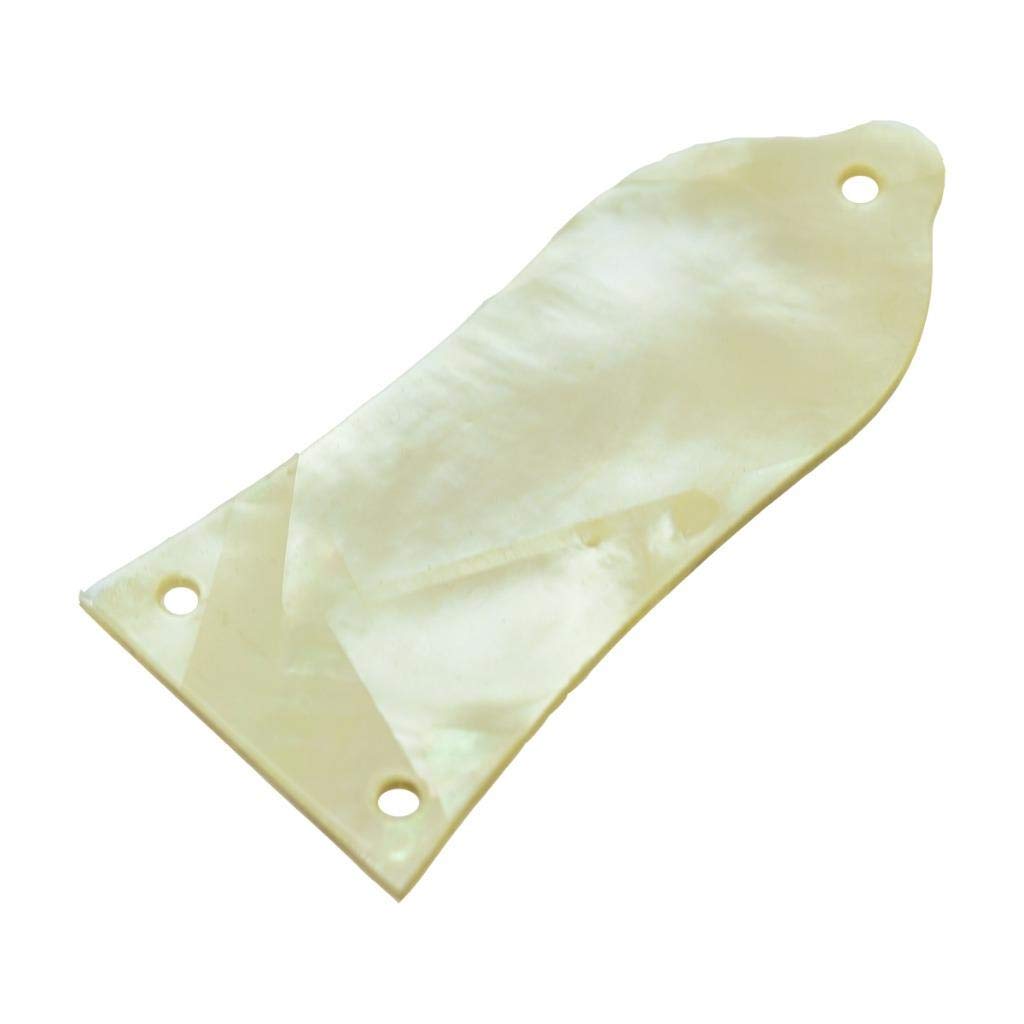 Kaish Pure Custom Made Natural Yellow Pearl Guitar Truss Rod Cover With 3 Hole For Epi Lp Les Paul