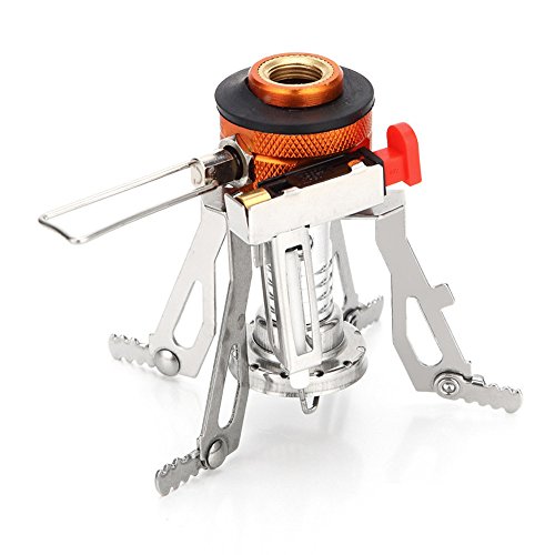 AOTU Portable Camping Stoves Backpacking Stove with Piezo Ignition Stable Support Wind-Resistance Camp Stove for Outdoor C...
