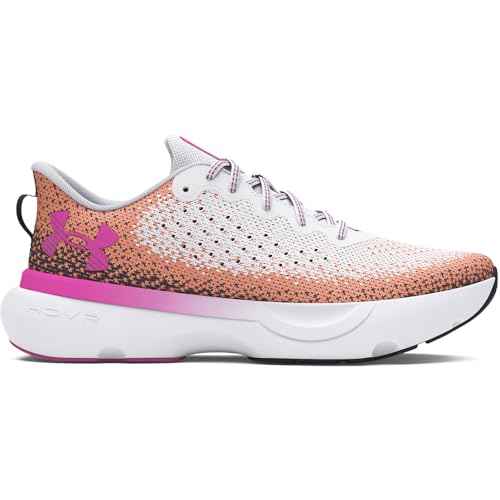 Under Armour Women's Infinite, (100) White/Anthracite/Retro Green, 10, US