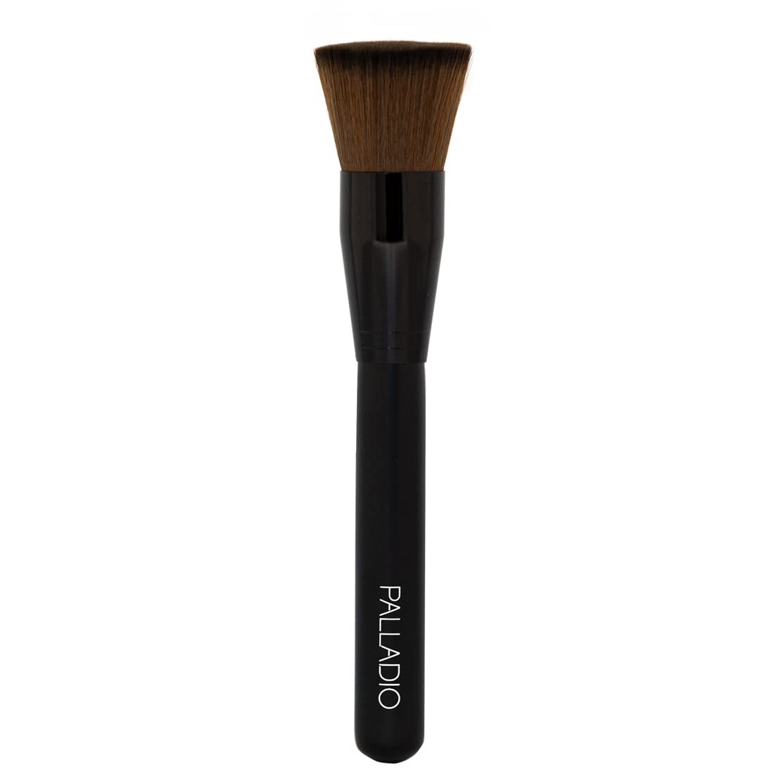 Palladio Flat Kabuki Brush, Professional Makeup Brush for Foundation, Face Blush, Powder, Cream, Contour & Highlight, Synthetic