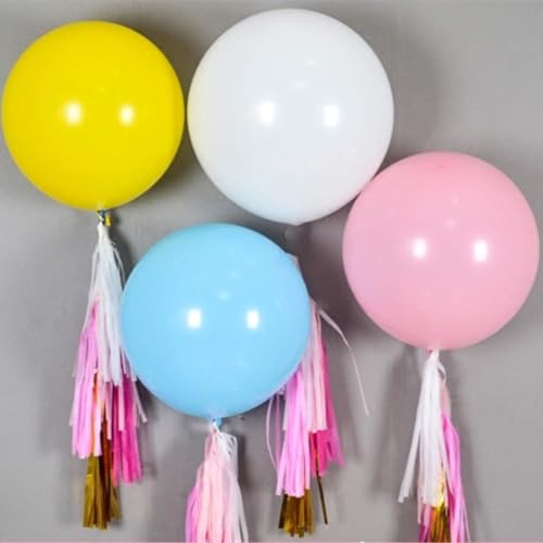 18 Inch Big Balloons Assorted Large Latex Balloons Giant Heavy Duty Balloon for Christmas Birthday Wedding Baby Shower Dec...