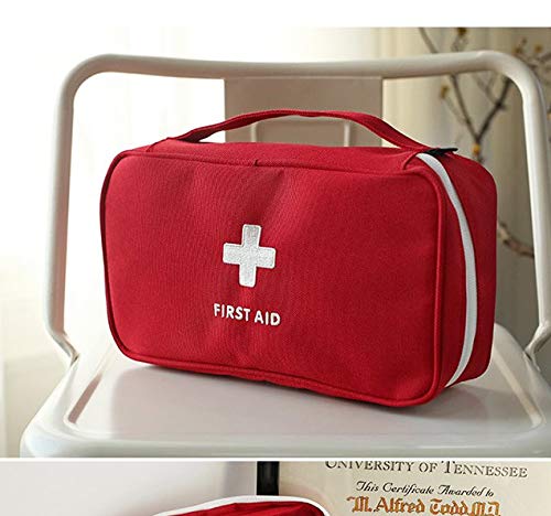 PenyaZo First Aid Bag - First Aid Kit Bag Empty for Home Outdoor Travel Camping Hiking, Mini Empty Medical Storage Bag Por...