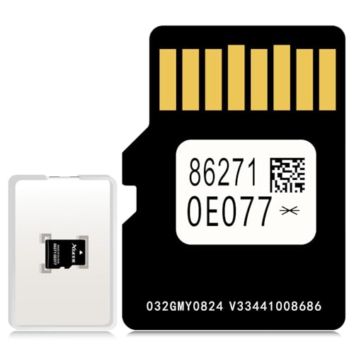 XGEEK 2025 Latest Navigation SD Card Map Update Accessories 86271 0E077 Compatible with Toyota Tacoma HighlanderRAV4 Tundr...