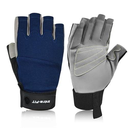 Intra-FIT Climbing Gloves, Lightweight, Breathable, Perfect for Rock, Tree, Wall, Mountain, Climbing