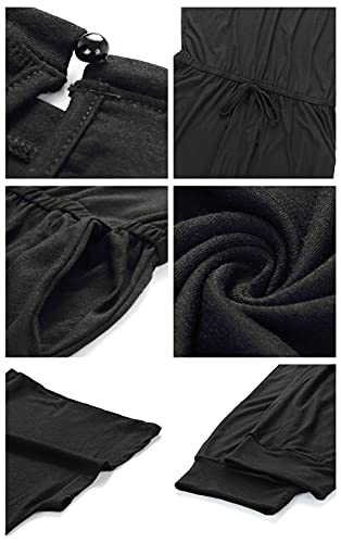 PRETTYGARDEN Jumpsuits for Women 2026 Summer Dressy Off Shoulder Romper Spring Vacation Travel Lounge Outfits Clothes