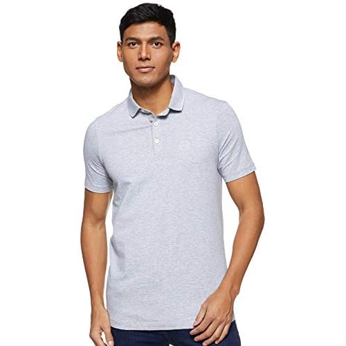 Armani Exchange Mens Slim Fit Stretch Cotton Jersey Polo