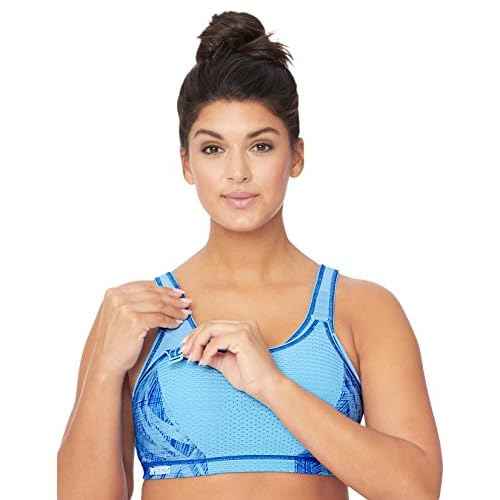 Glamorise Women's Elite Performance Adjustable Wirefree Sport Bra #1167