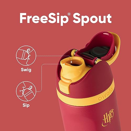 Owala Harry Potter FreeSip Insulated Stainless Steel Water Bottle with Straw, BPA-Free Sports Water Bottle, Great for Trav...