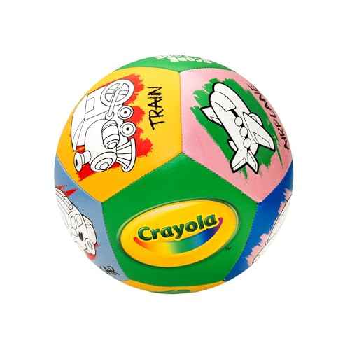 Crayola Official Soccer Ball - Unisex Kids - CRAY203BL Transportation Size 5