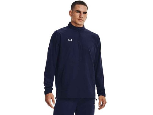Under Armour Mens UA Motivate 2.0 Long Sleeve Shirt - Water Resistant 3XLT Midnight Navy-White
