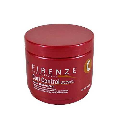 Firenze Professional Curl Control Set ? Shampoo with Avocado Oil 300ml, Conditioner 300ml & Mask Treatment 400ml for Moisturized, Defined Curly Hair