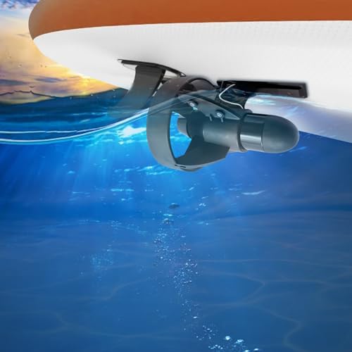 Paddle Board Motor for Paddleboards Surfboards, 12V Electric Motorized Fin with 288 W Power and 1102 lbs Thrust, Underwate...