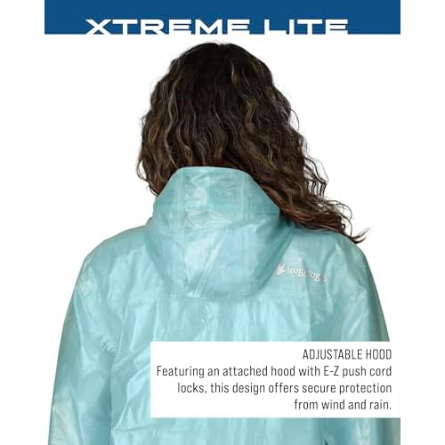 FROGG TOGGS Women's Xtreme Lite Packable 2-Layer Waterproof Breathable Rain Jacket