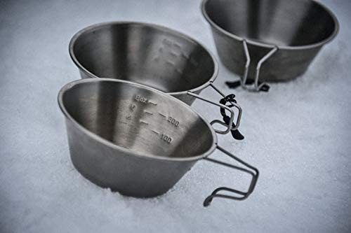 Snow Peak’s Titanium Sierra Cup, E-104, Japanese Titanium, Lifetime Product Guarantee, Lightweight, Compact for Camping or...