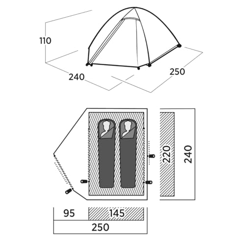 Easy Camp Rondane 2 Ultralight 2 Person Tent