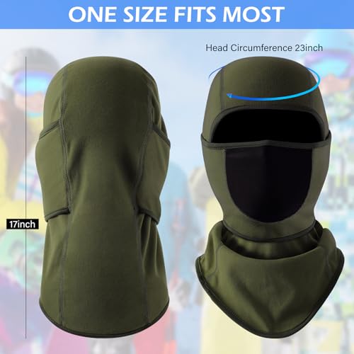 Balaclava Ski Mask, Winter Face Mask for Men Women, Cold Weather Gear for Outdoor Biking Snowboarding Motorcycle