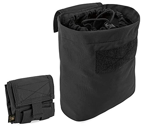 KRYDEX Molle Dump Pouch Roll-Up and KRYDEX Tactical Blow Out Kit Bag Medical Pouch Black