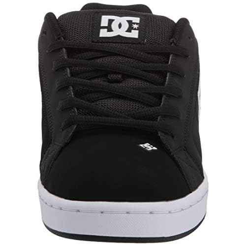 DC Men's Net Skate Casual Shoe, Black/Black/White, 16