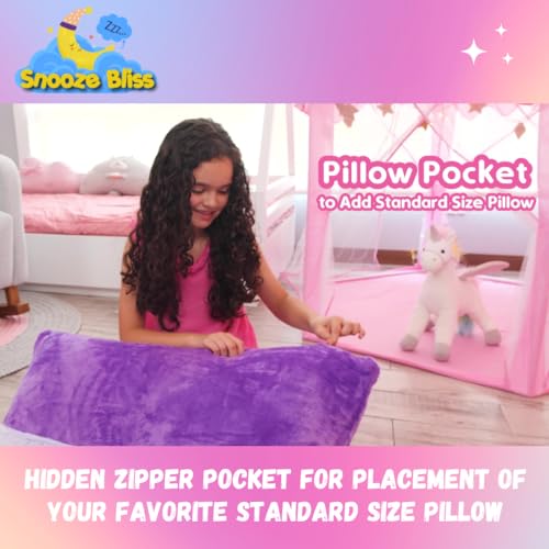 Unicorn Sleeping Bag for Kids – Glow in The Dark Kids Sleeping Bags Make Fun Unicorn Gifts for Girls. Perfect for Sleepove...