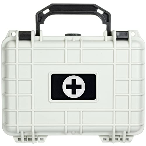 Eylar Compact 8.12 Inch Hard Protective Medical Case EMT First Responder and First Aid Service Storage Box, Waterproof, Du...
