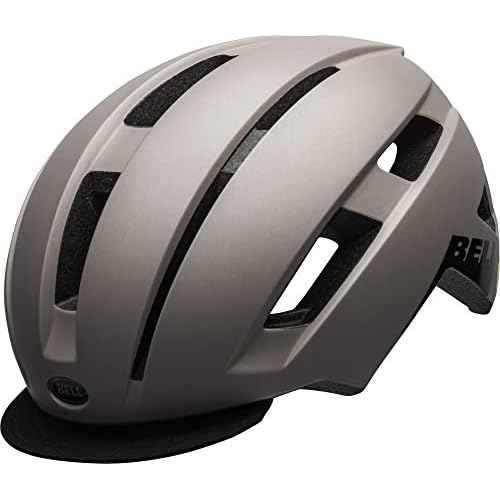 BELL Daily MIPS LED Adult Commuter Bike Helmet - Matte Cement (Discontinued), Universal Women's (50-57 cm)