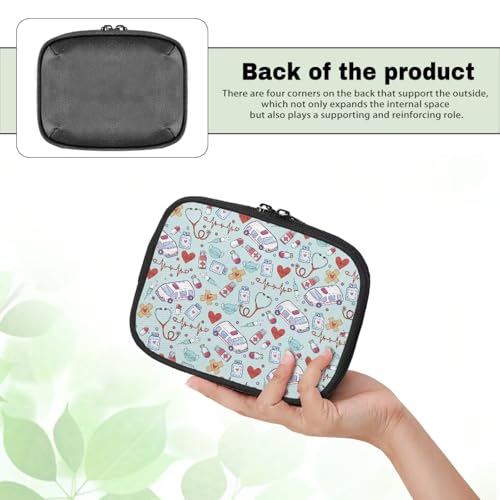 Rnyleeg First Aid Bag for Kids,Ambulance Nursing First Aid Kit Pouch Bag Empty for Car,Home,Travel,Camping,Hiking