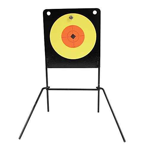 Birchwood Casey World of Targets Spoiler Alert Steel Durable Shooting Target for Rimfire Handguns and Rimfire Riffles