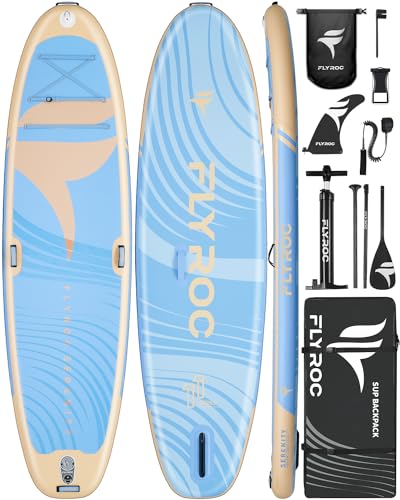 11’x35 Extra Wide Inflatable Paddle Board, 430lb Capacity Stable Paddleboard for Yoga, Stand up Paddle Board for Adults(x...
