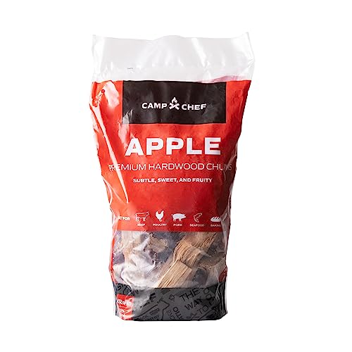 Camp Chef Premium Hardwood Chunks - Wood Chunks for Smoking & Outdoor Grilling - Compatible with Pellet Grills, Smokers & ...