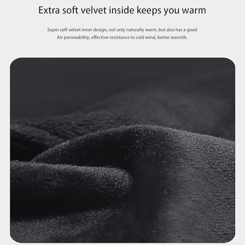 Thermal Winter Gloves with Non-Slip Grip Touchscreen Fingers for Outdoor Sports