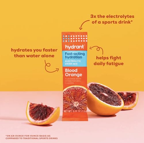 Hydrant - Hydration Powder Variety Pack, 30 Individual Instant Electrolyte Rehydration Packets - Low Sugar Drink Mix for D...