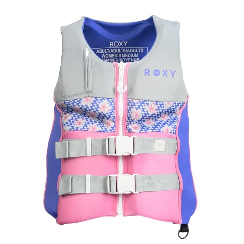 QUIKSILVER Men's Life Vest&Roxy Women's Life Vest, USCG and Transport Canada Approved PFD, Evoprene Personal Flotation Dev...