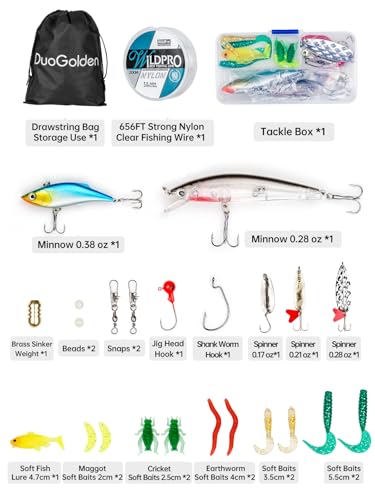 Fishing Pole Kit 6.89ft Carbon Fiber Telescopic Fishing Rod and Reel Combo with Spinning Reel Tackle Box Lures Hooks Line ...