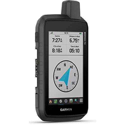 Garmin Montana 700, Rugged GPS Handheld, Routable Mapping for Roads and Trails, Glove-Friendly 5" Color Touchscreen