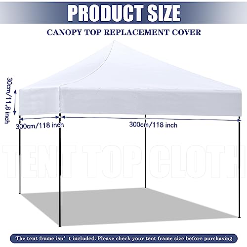 Amylove 4 Pcs 10x10 ft Canopy Replacement Top Cover with 4 Removable Side Walls, Waterproof Sunshade Top for Outdoor Campi...