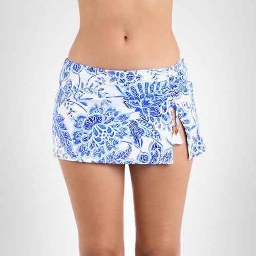 La Blanca Skirted Hipster Bikini Swimsuit Bottom