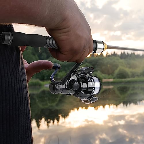 Telescopic Fishing Pole Reel Combo Ultralight Fishing Rod Spinning Reel with Tackle Bag All-in-One Fishing Accessories Fis...