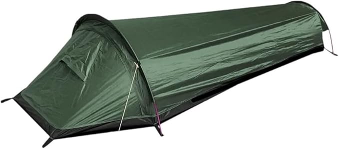 Single Person Bivy Tent 1 Man Tent for Camping Hiking Backpacking Outdoor Survival Gear - Easy Set Up